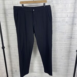 Lululemon Commission Pant Slim Warpstreme Mens 38 Black Performance Travel